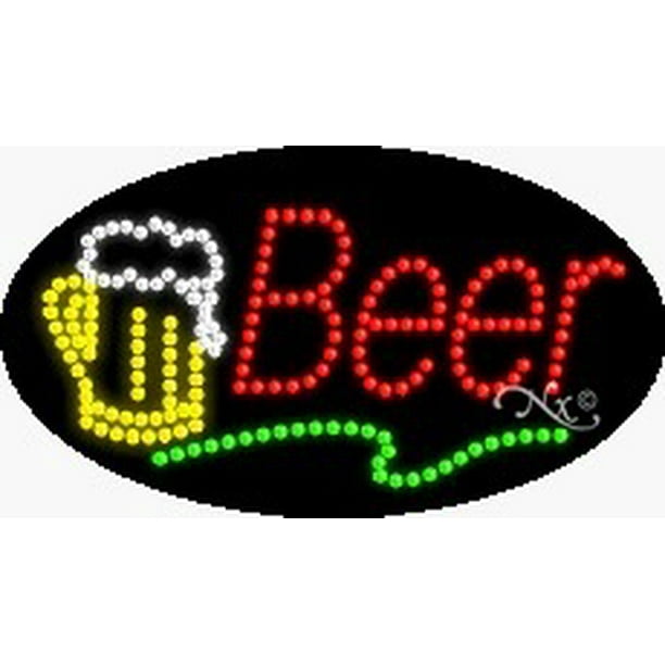 High Impact, Energy Efficient Beer LED Sign 